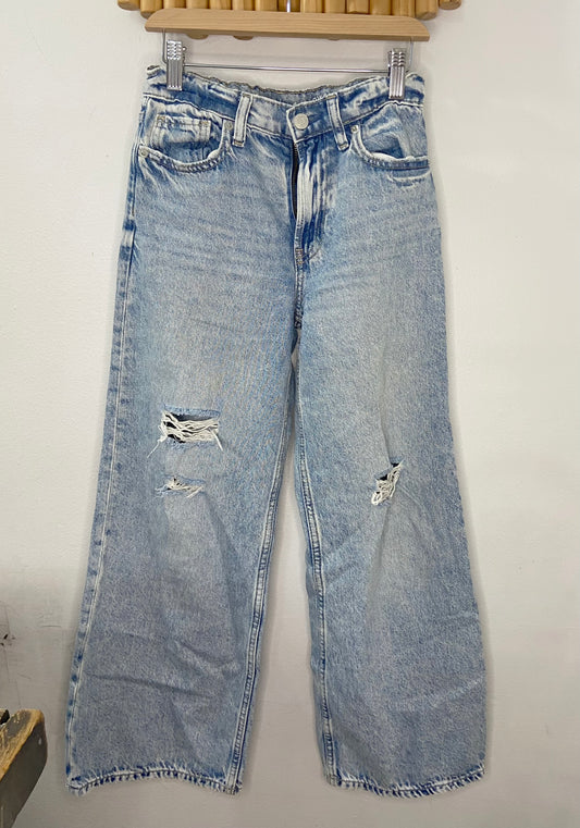 Low stride distressed pants 10y B