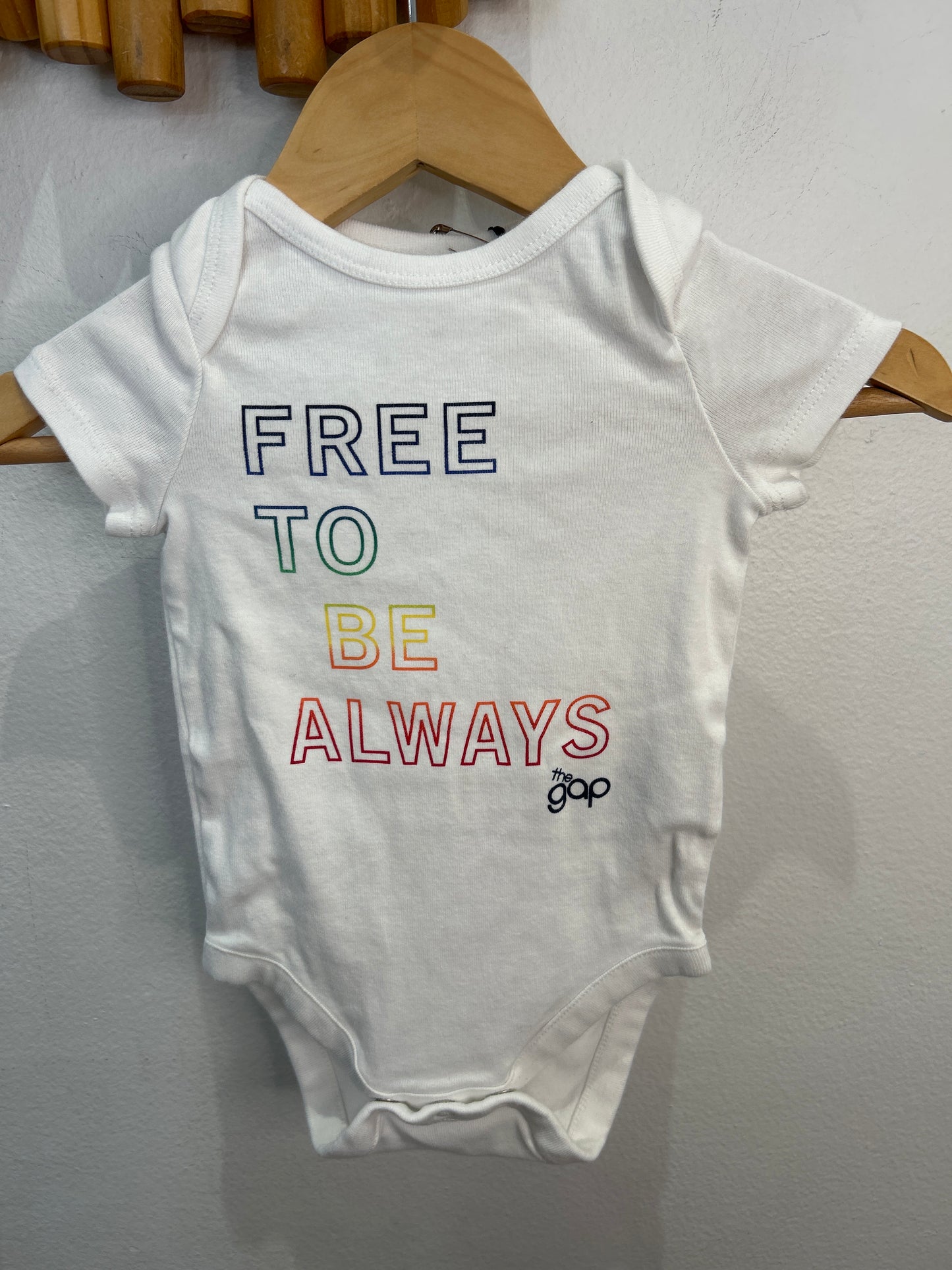 Free to be onesie 3-6m