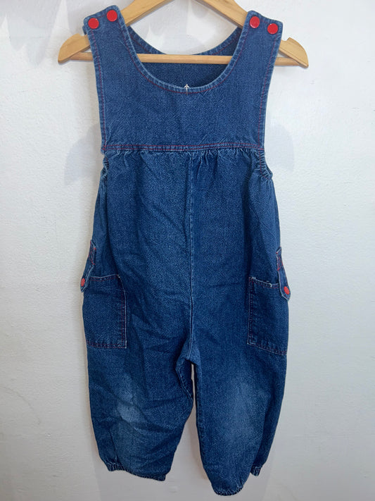 Vintage made in Canada denim romper 3y