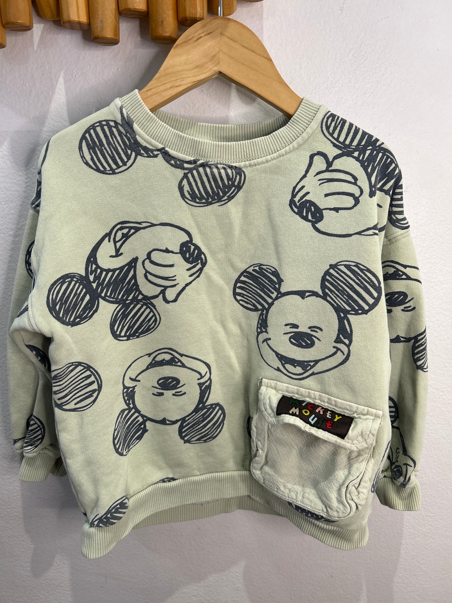 Mickey pocket pullover 3-4y
