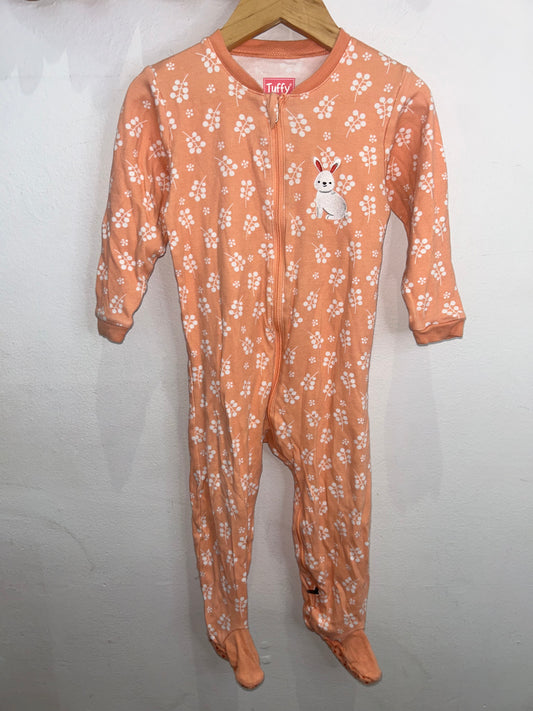 Bunny peach sleeper 18m