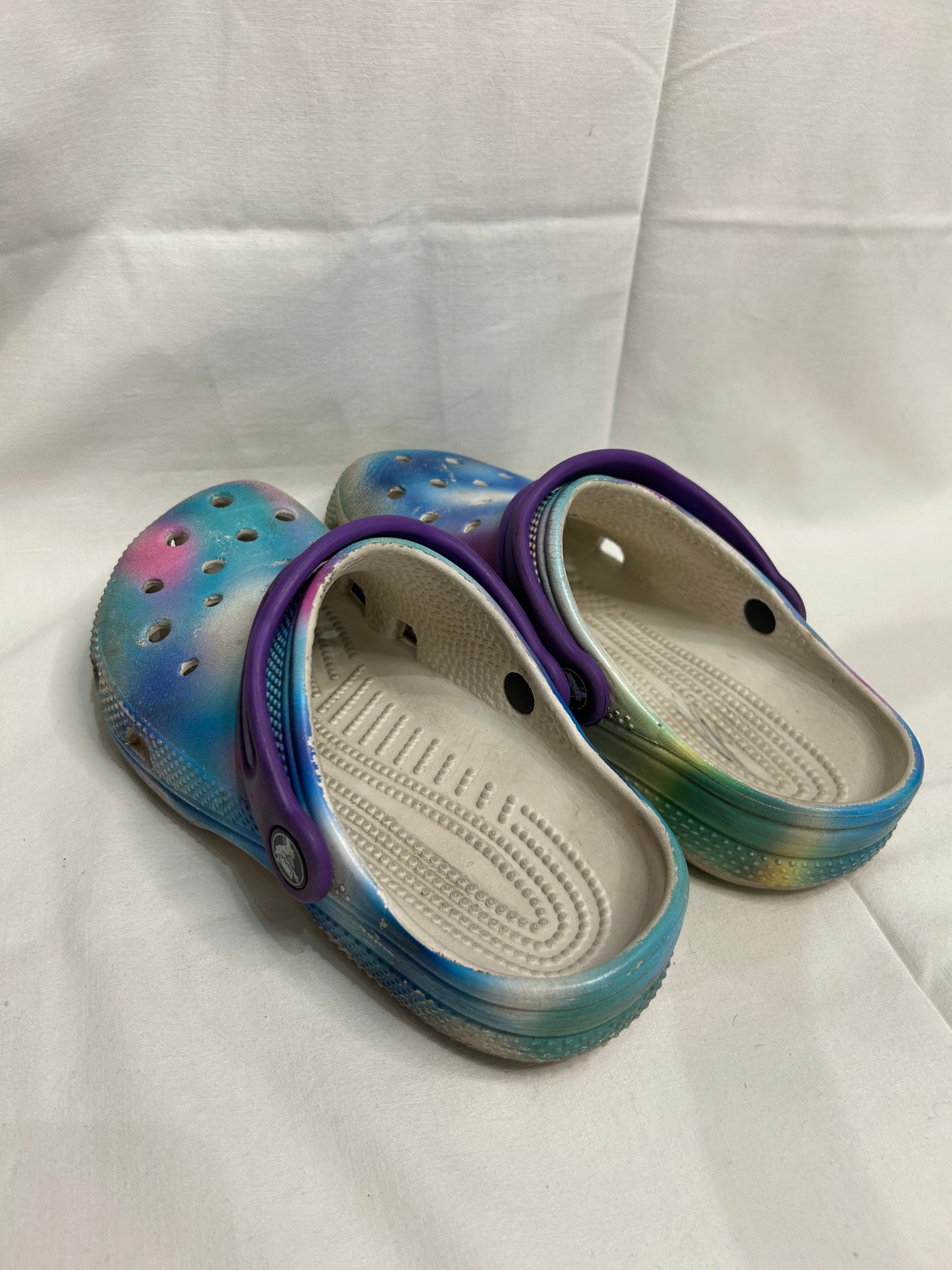 Y2 tie-dye Crocs
