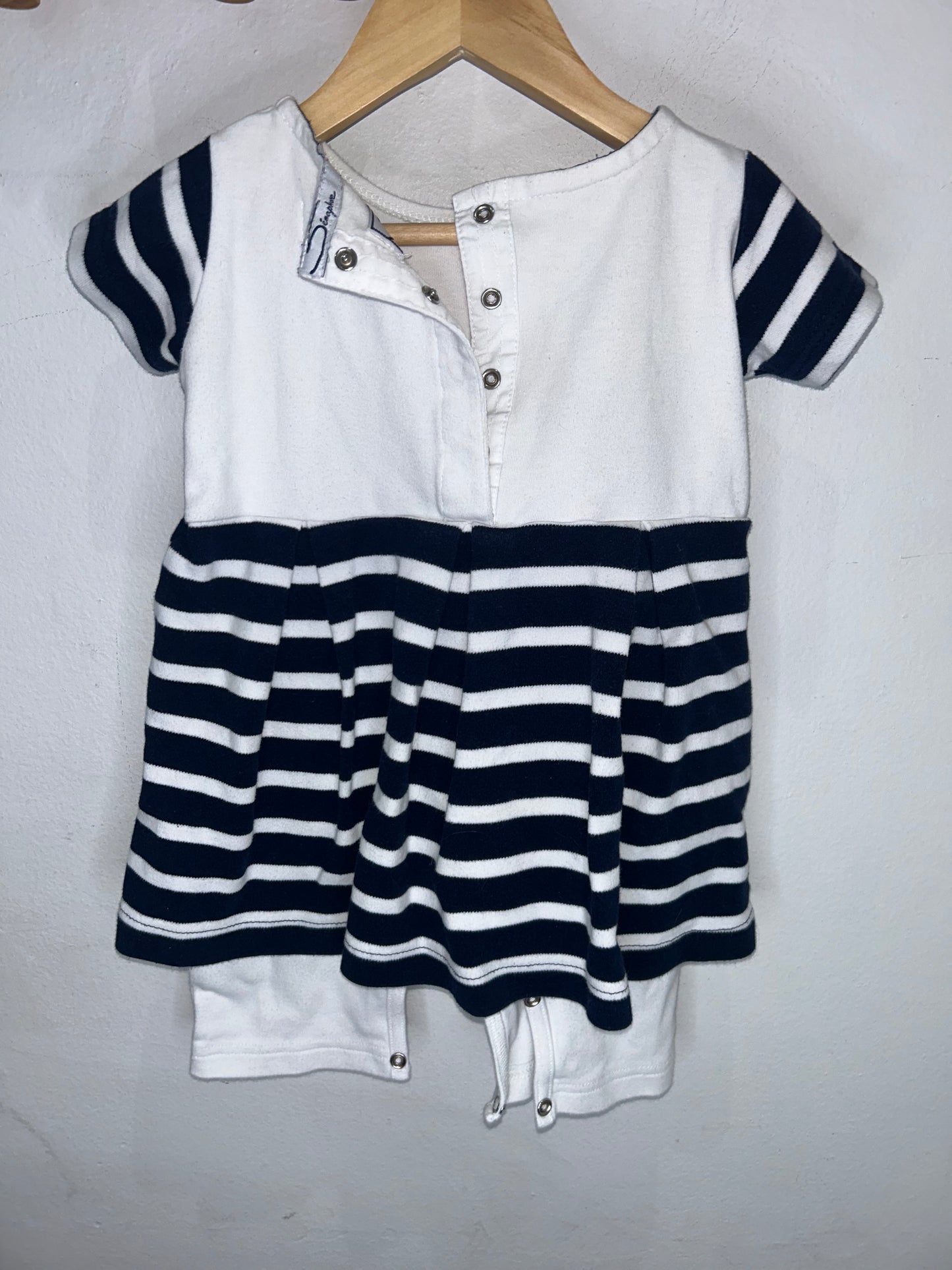 Dress with Shorts and Stripes 12m