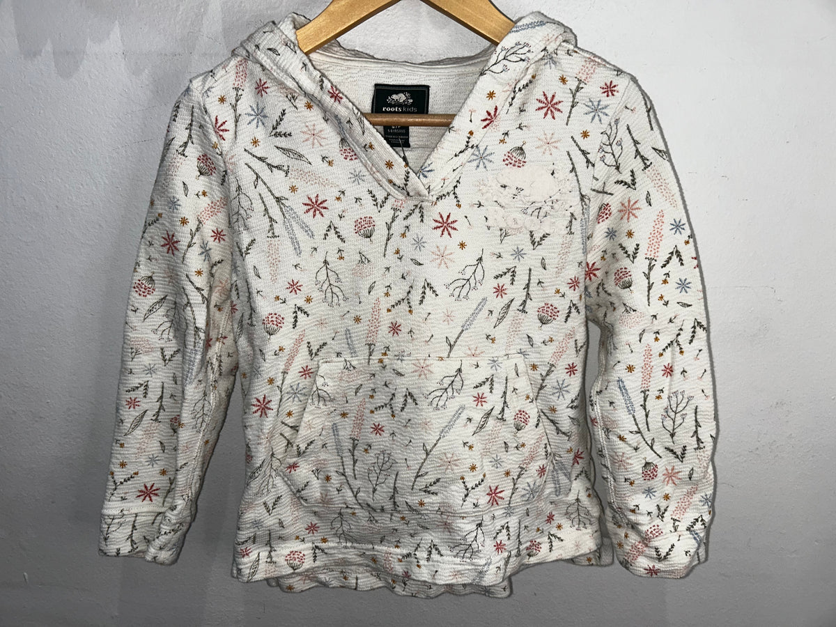 Roots floral hoodie 5-6y