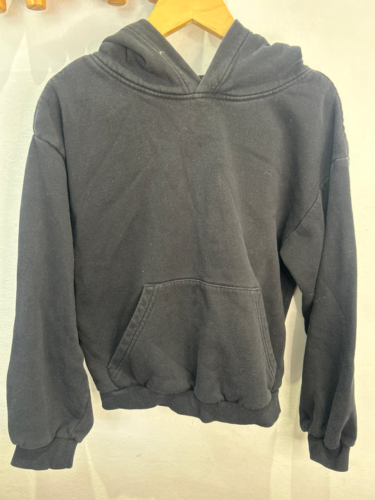 Classic black hoodie 8-10y