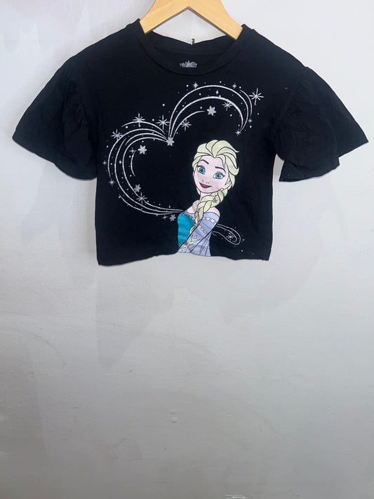 Sparkly Elsa tee 3-4y