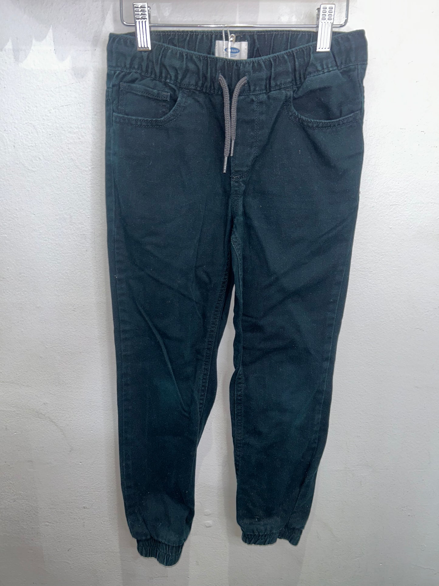 Black pull-on jogger jeans 8y