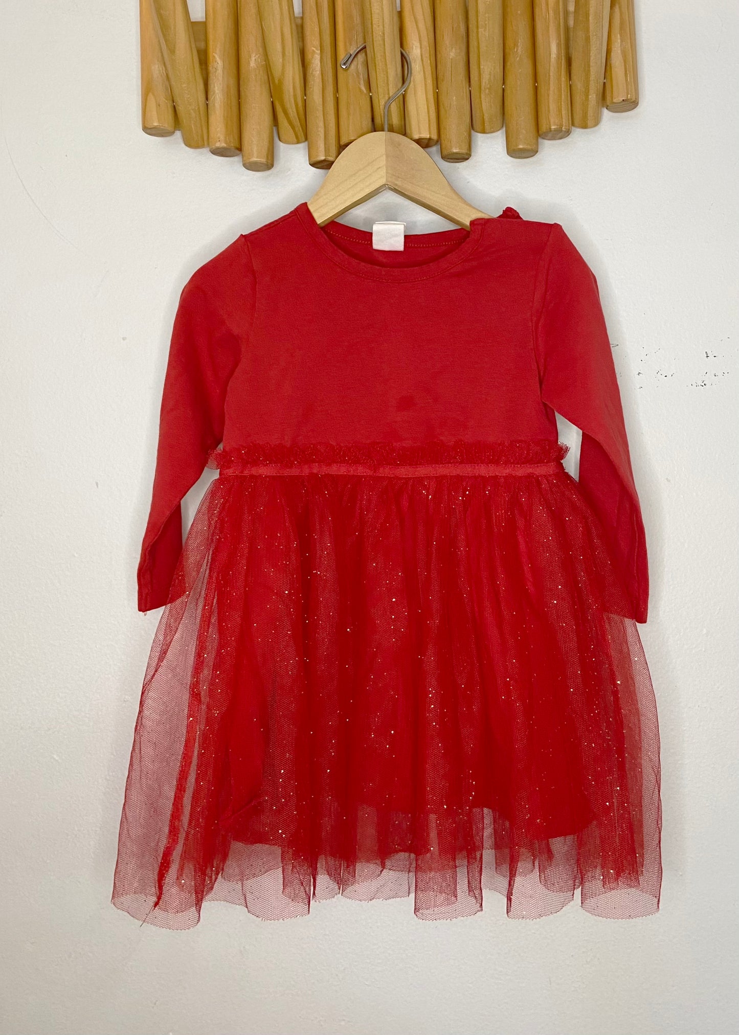 Red tutu dress 12-18m