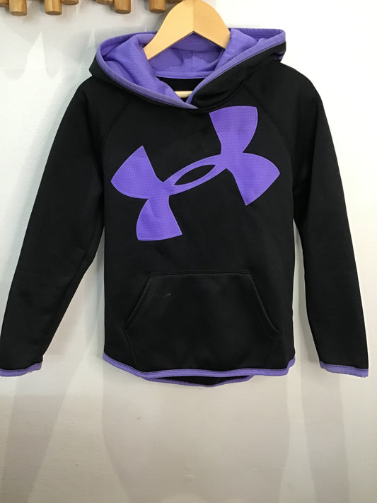 Hoode UnderArmour purple logo 10-12y