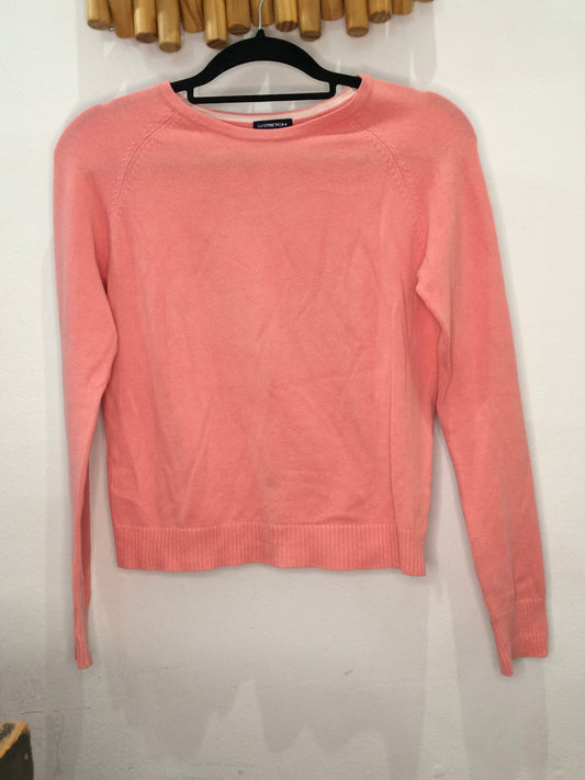 Soft peach sweater- adult S