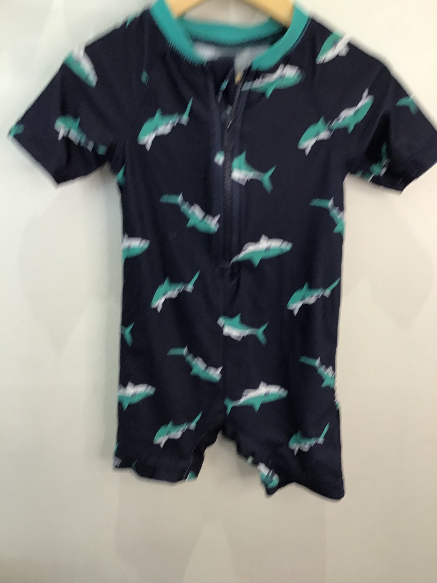 Swimsuit dark sharks 6m