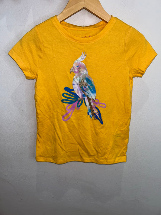 Parakeet yellow tee 4-5y
