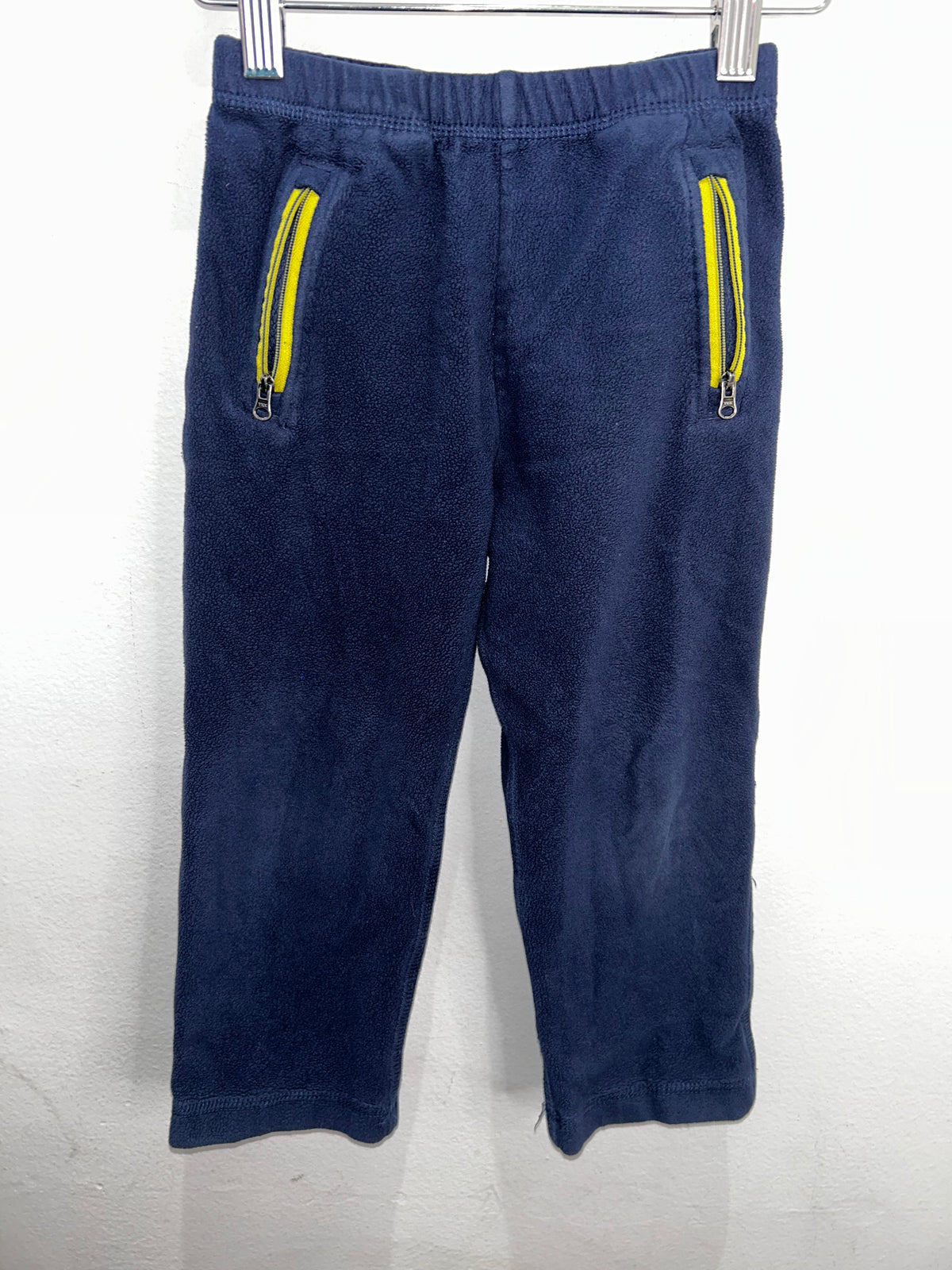 Hannah A navy fleece pants 4y*