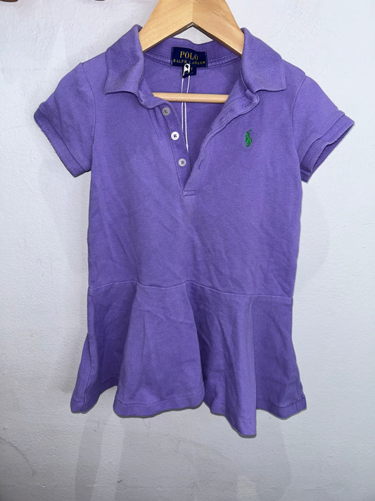 Purple polo dress 2y