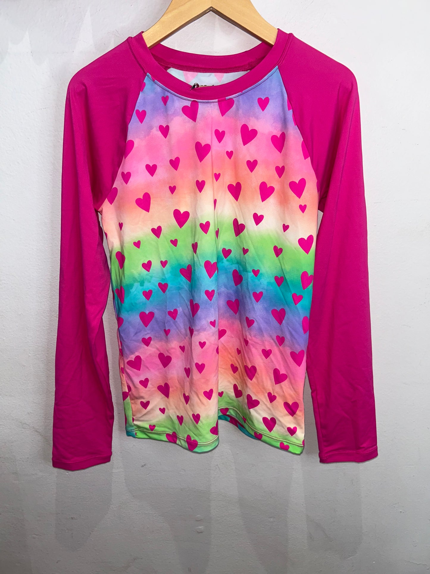 Hatley hearts rashguard 12y