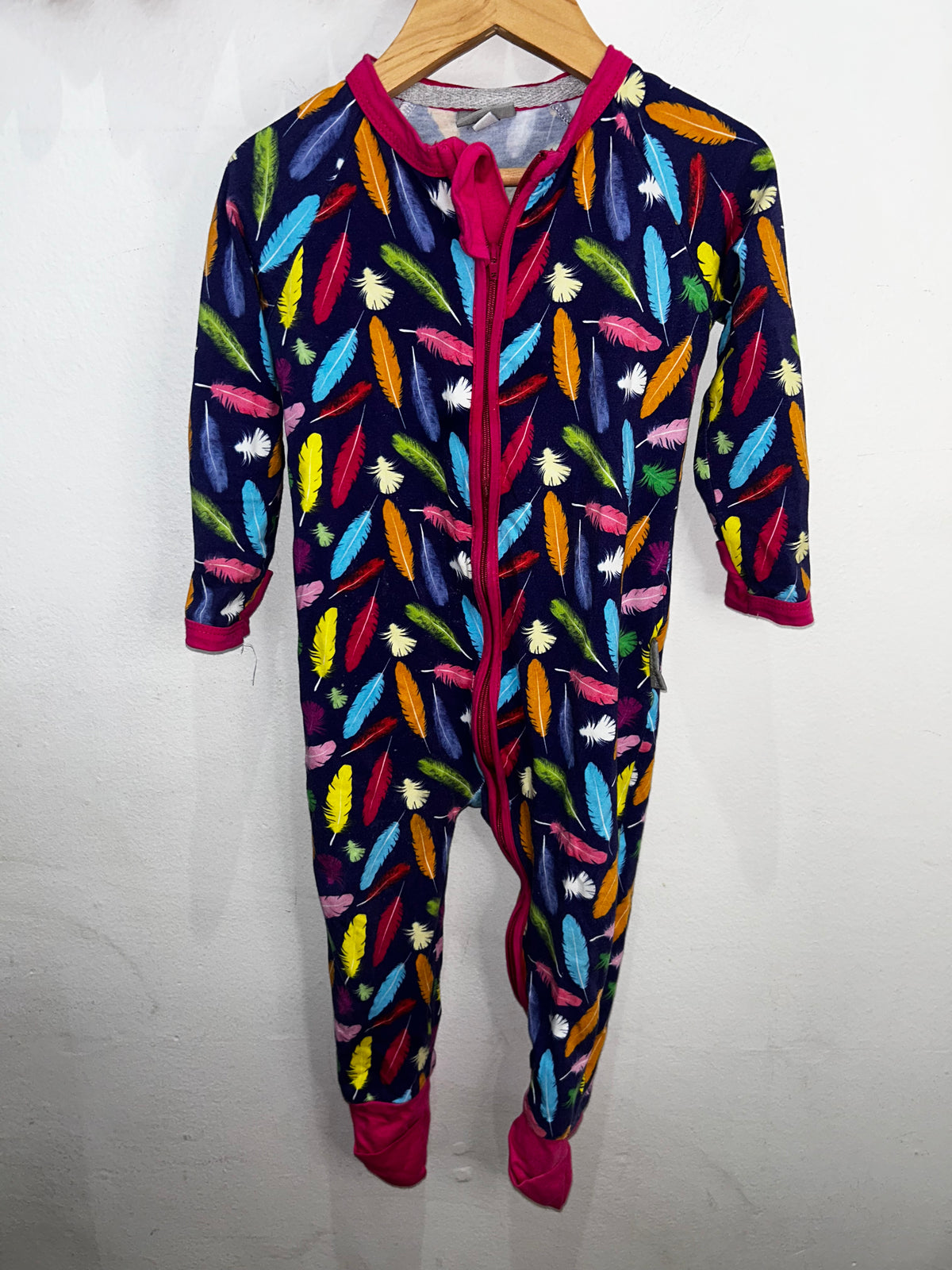 Rainbow feathers sleeper 18-24m