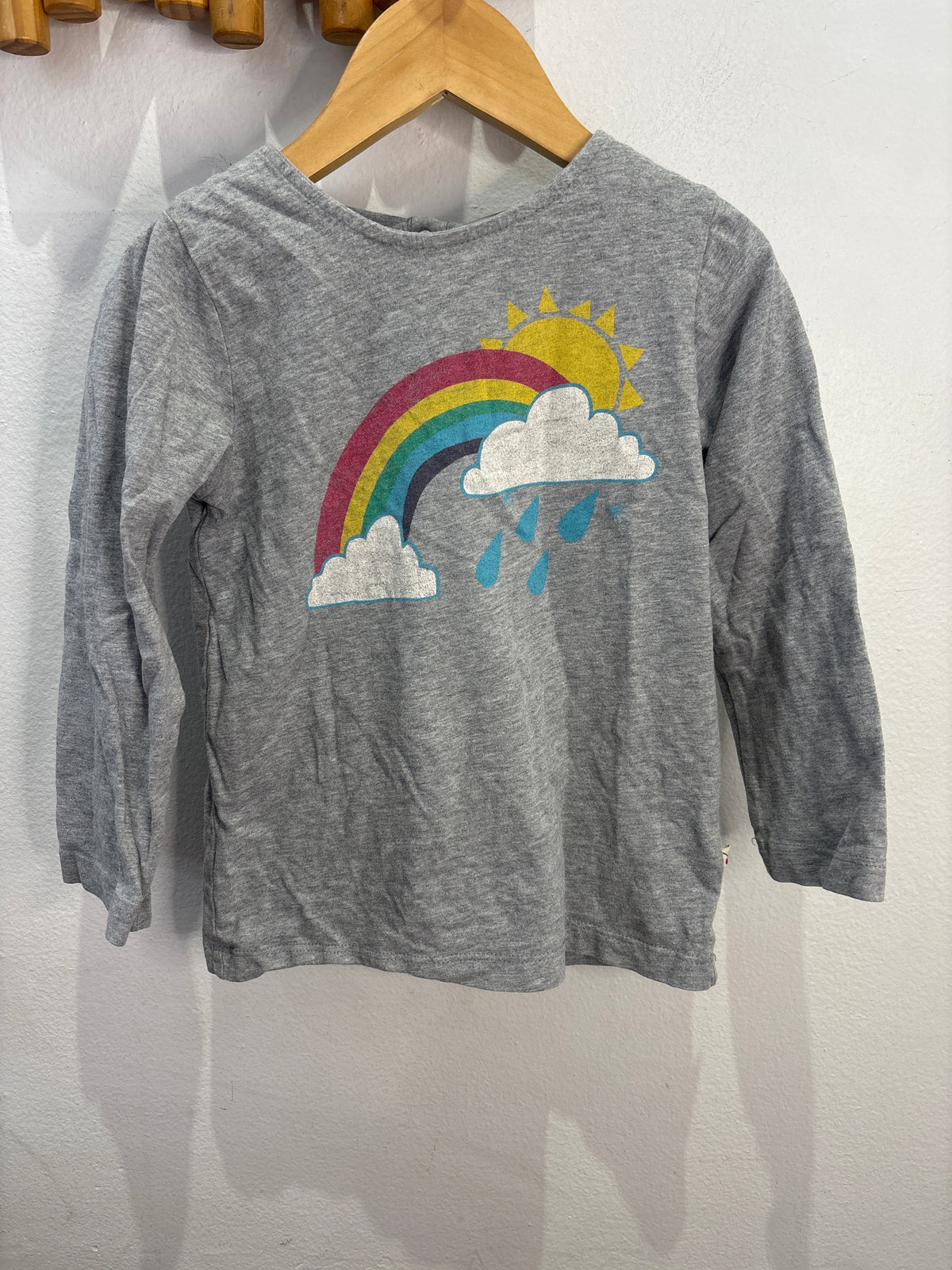 Frugi rainbow longsleeve 4-5y