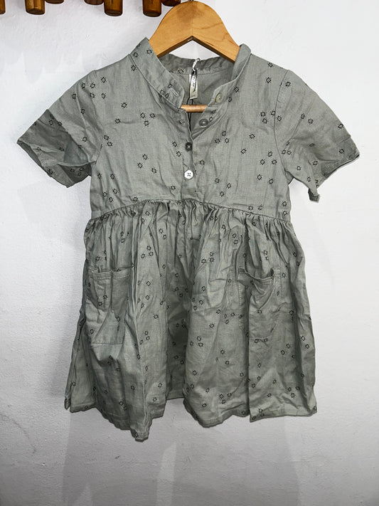 Rylee & Cru slate dress 2-3y