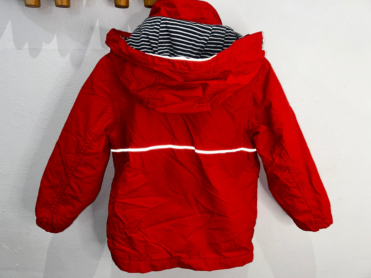 Red lightweight jacket 2-3y