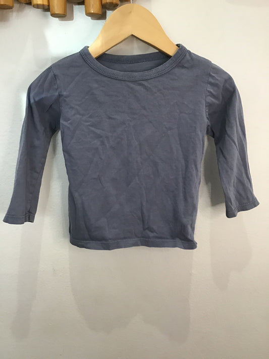 Minimioche longsleeve blue 6-12m