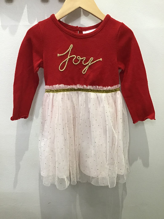 Joy fancy sweater dress 2y