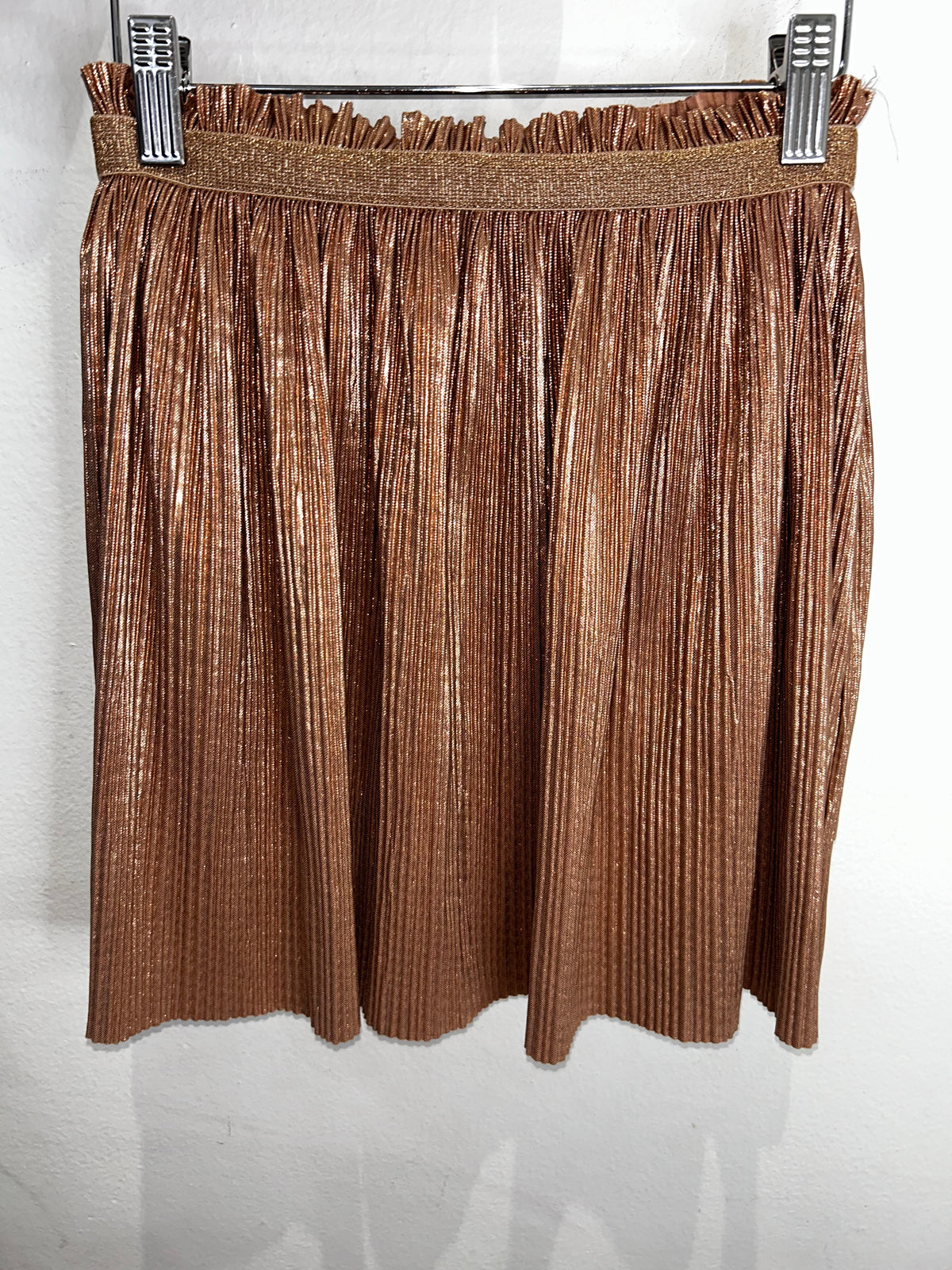 Sparkly rose gold skirt 9y