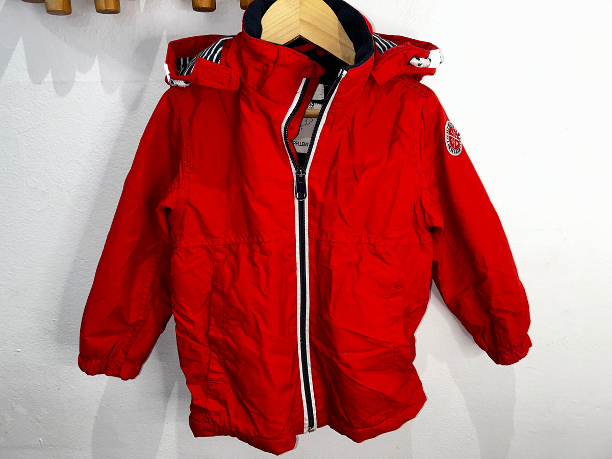 Red lightweight jacket 2-3y