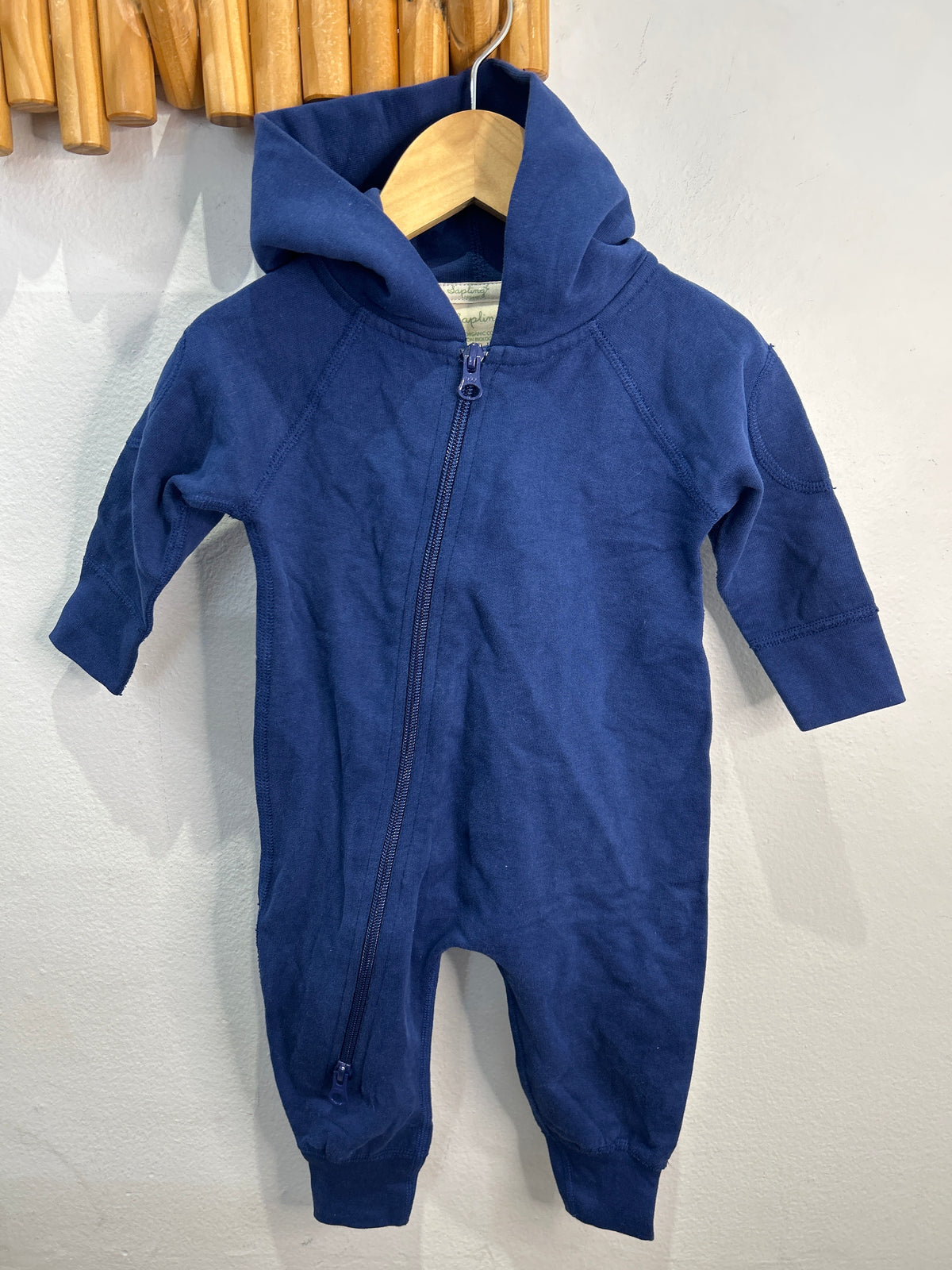 Blue Sapling romper 3-6m