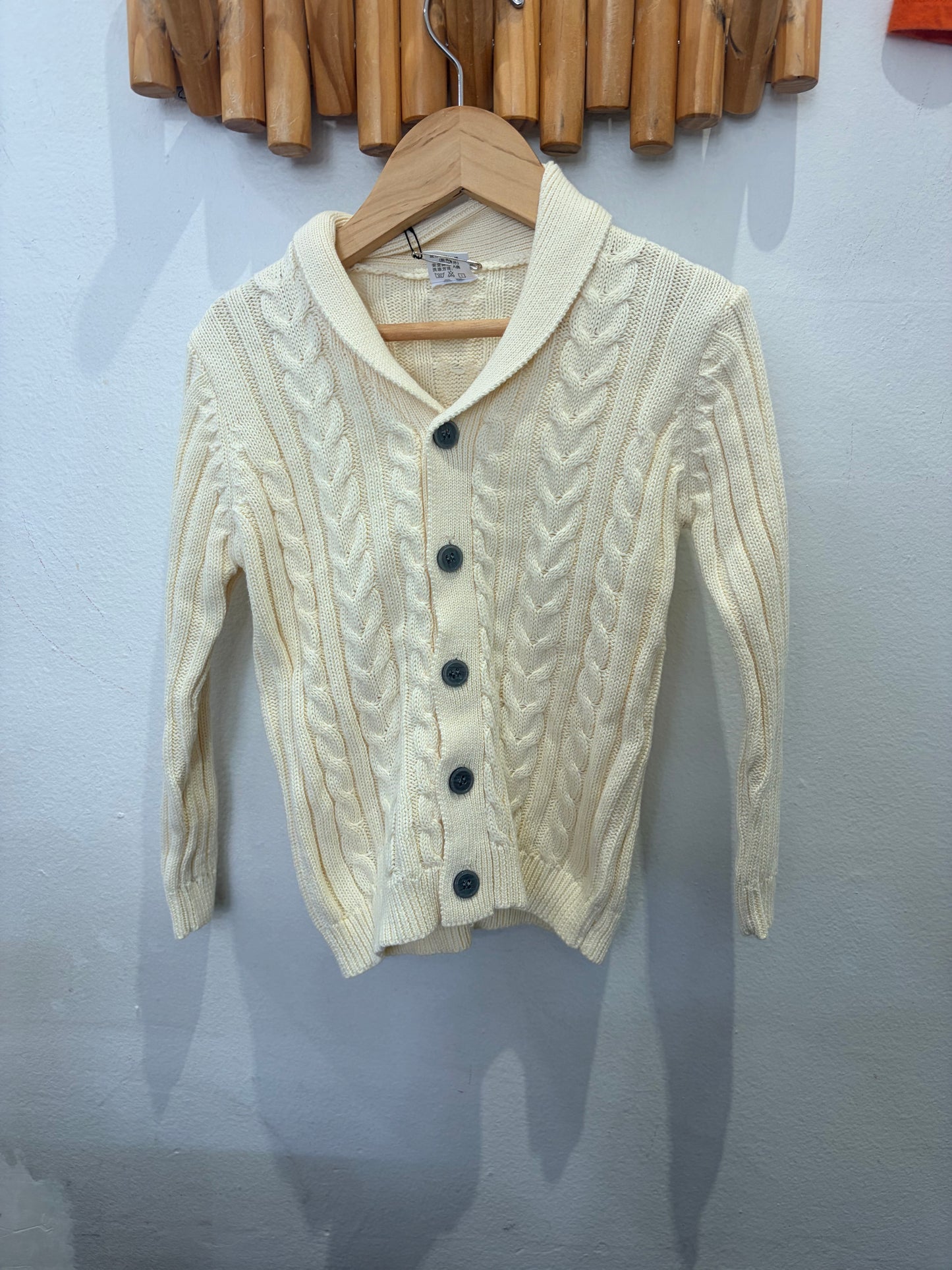 Cream cardigan 3-4y