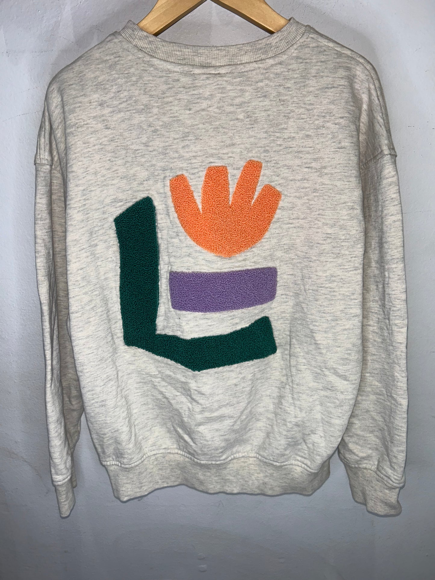 Funky print pullover 12y