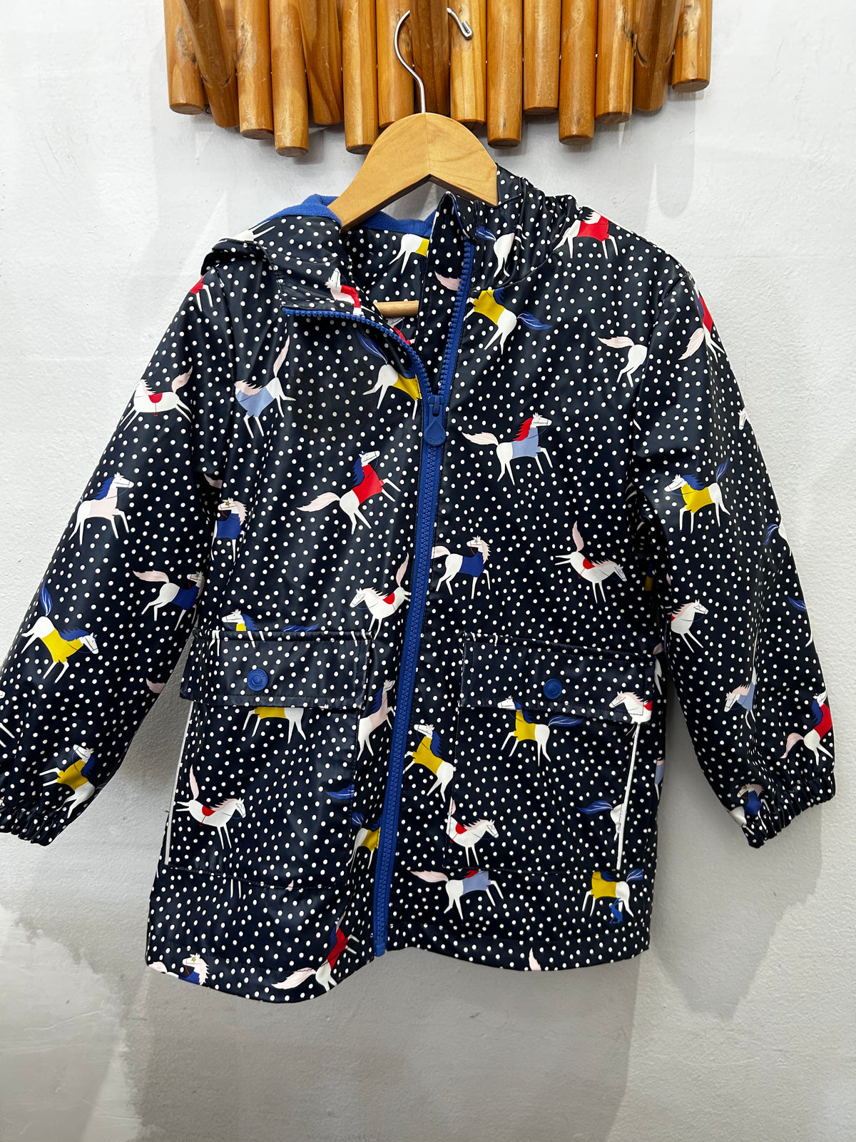 Joules horses rainjacket 6y