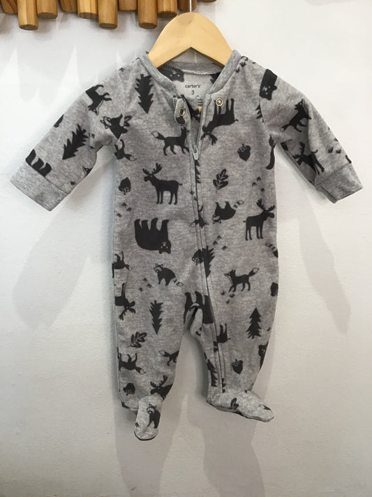 Moose and friends fleece sleeper 3m