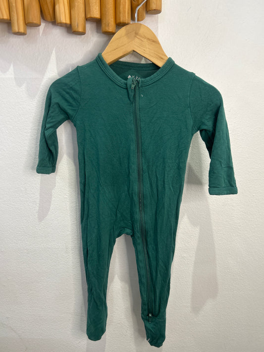 Kyte Baby green sleeper 3-6m