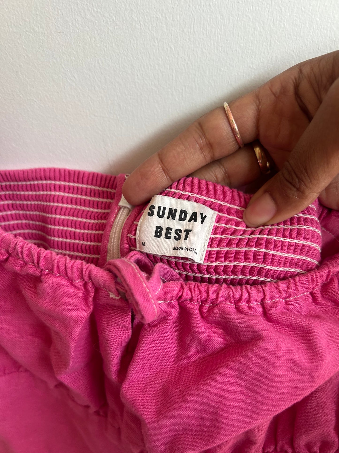 Pink mini dress M