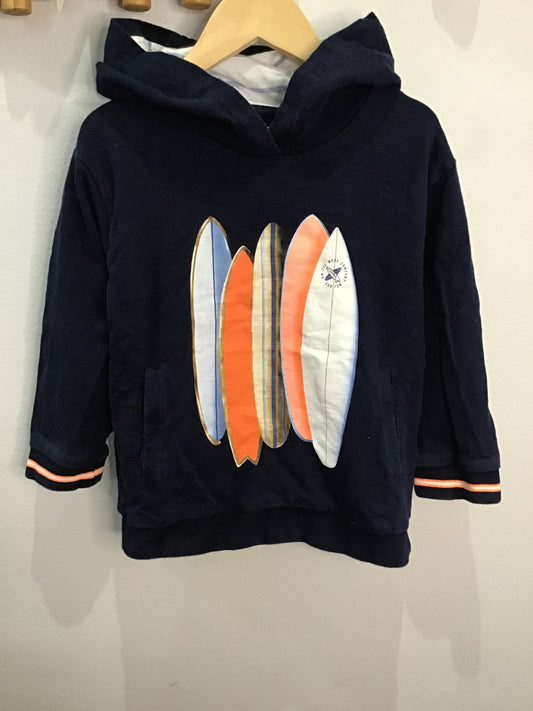 Surfing hoodie 4y