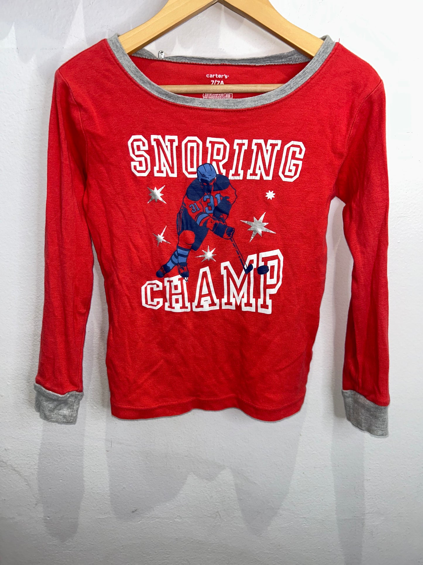 Snoring champ pyjamas 7y