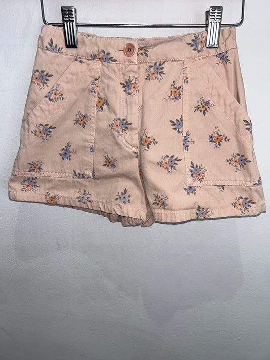 Bouquet pink shorts 7y