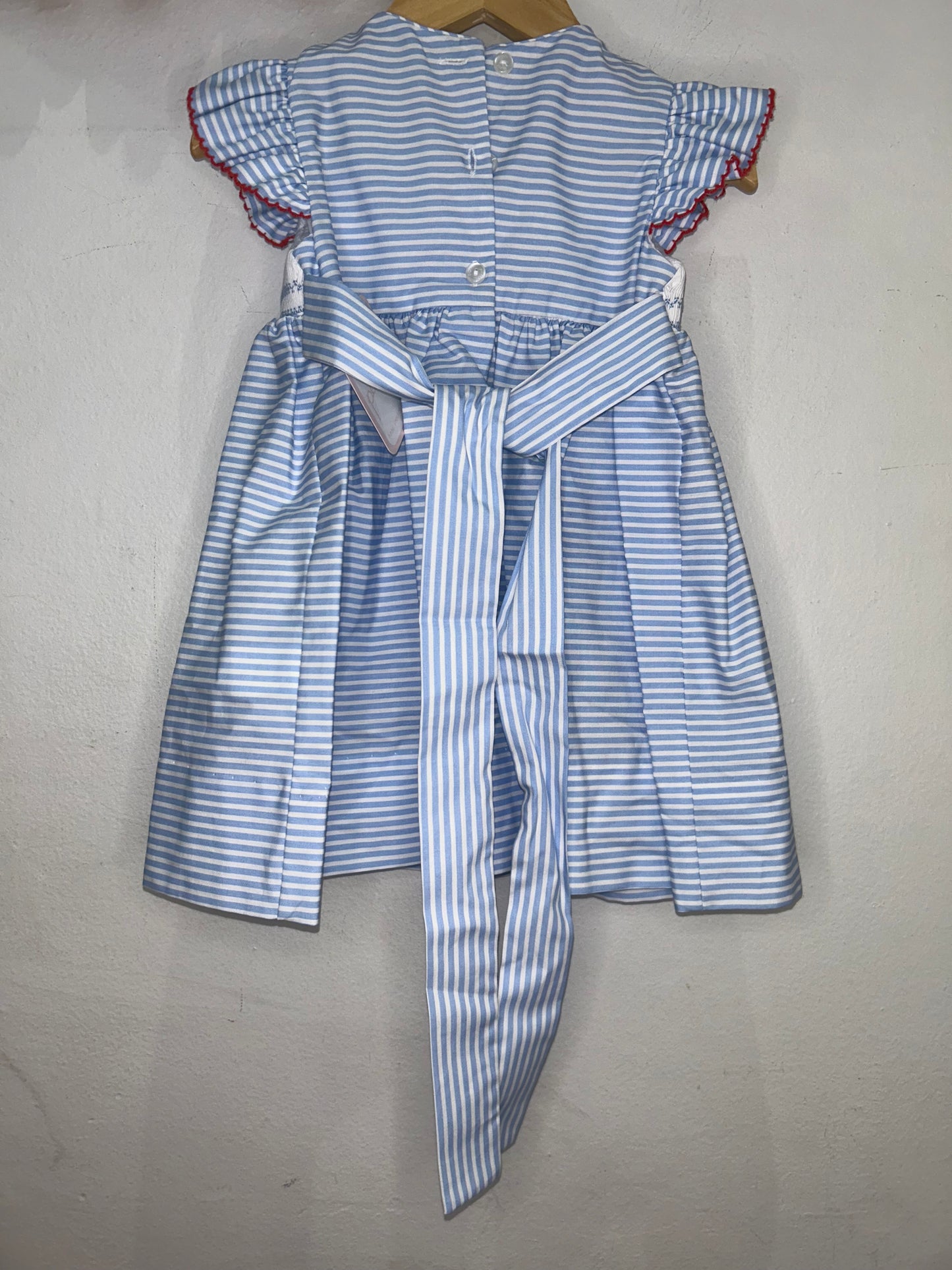 Sail Boat Dress- NEW- 12m