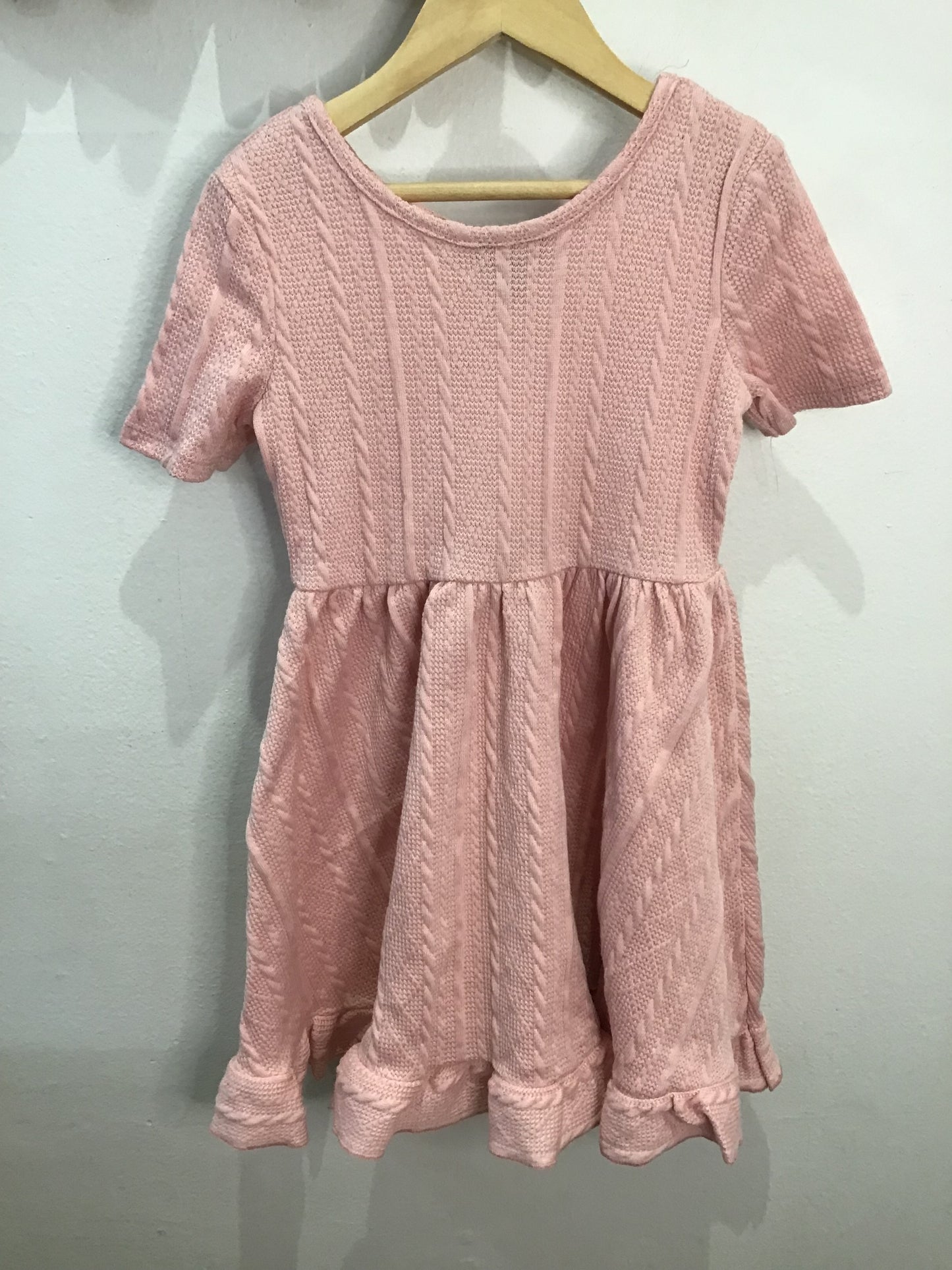 Pink frills dress 5y