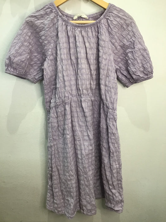 Dress lavender texture 8-9y