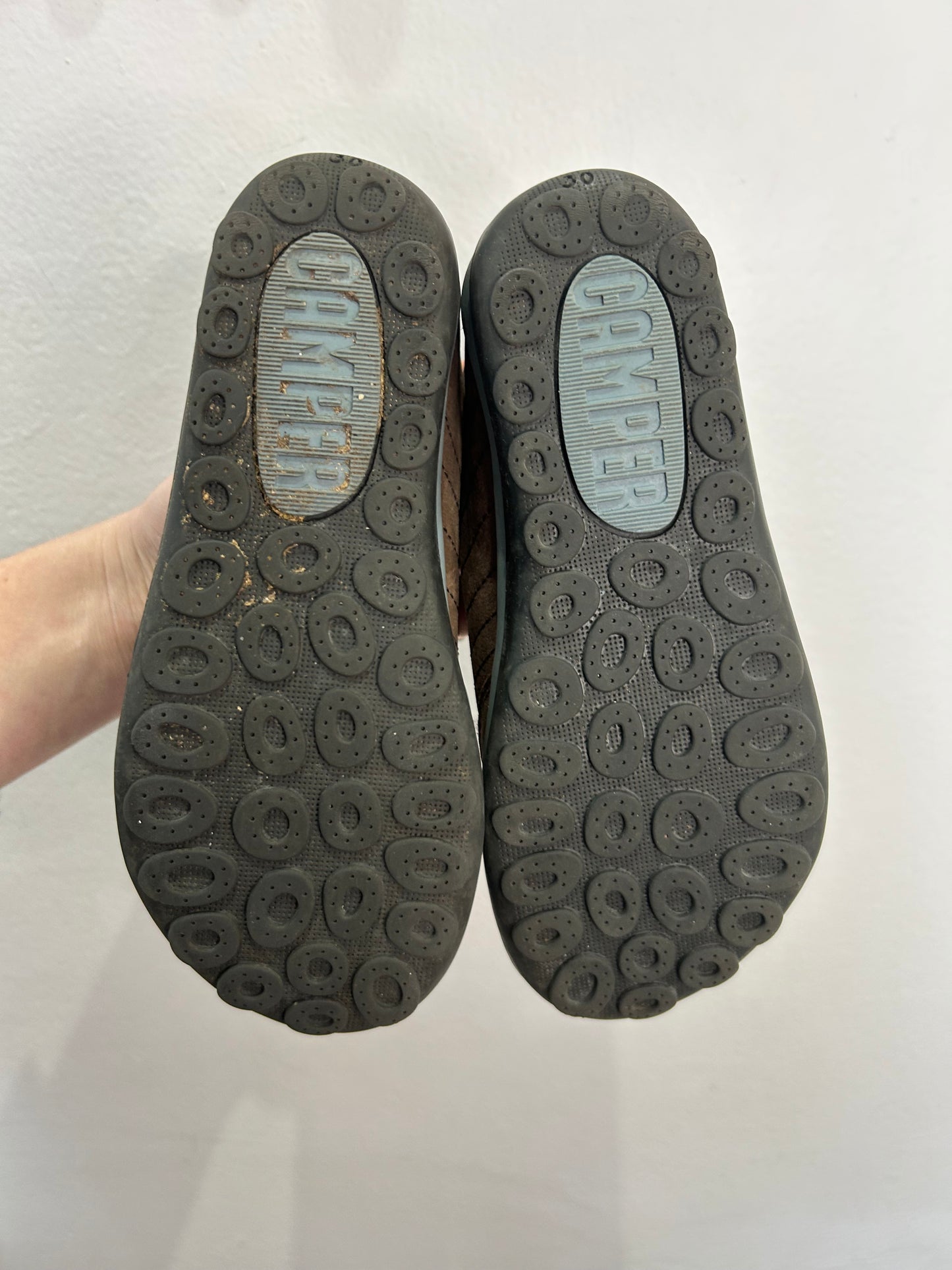 C12 Camper brown slippers