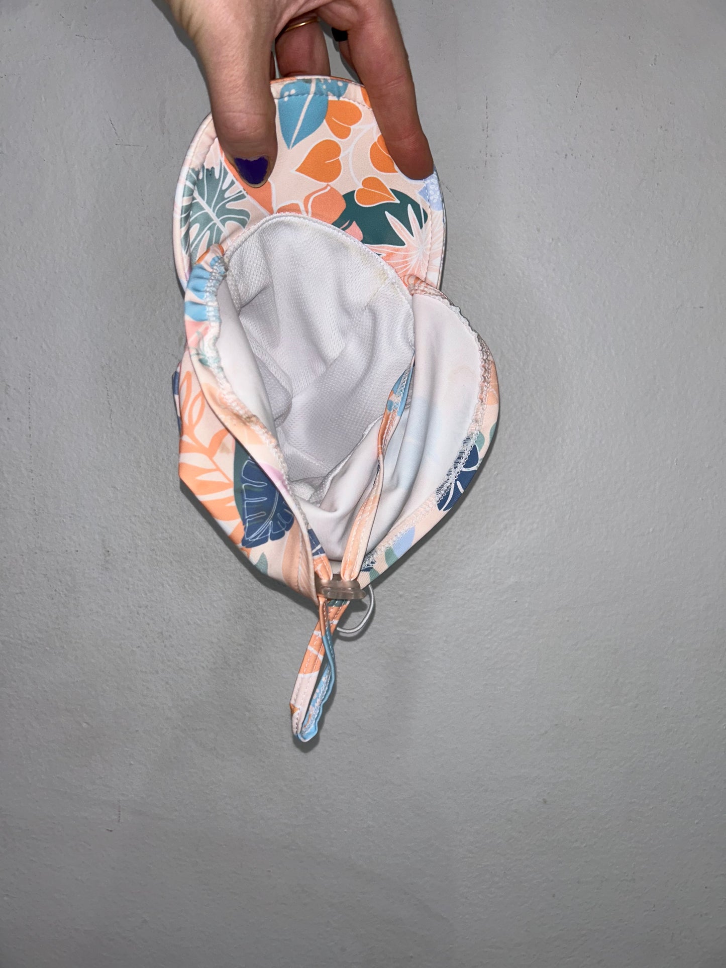 Coral leave swimfriendly hat 0-6m