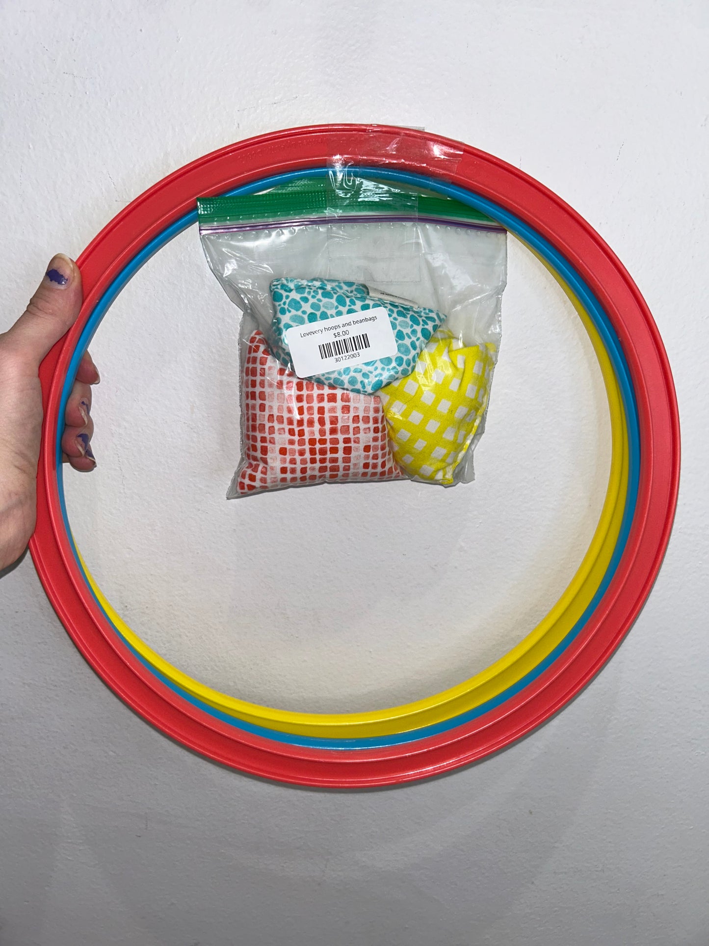 Lovevery hoops and beanbags