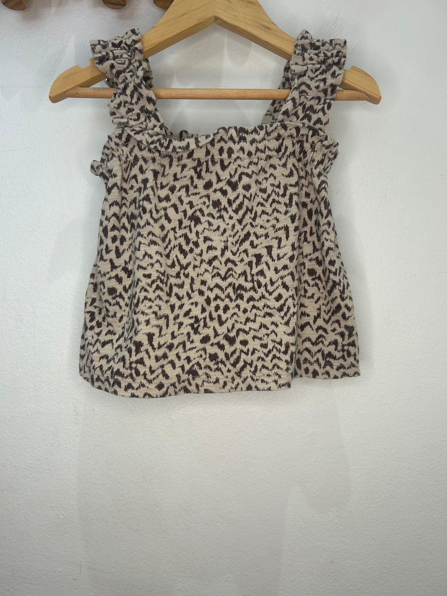 Animal print tanktop 18-24m