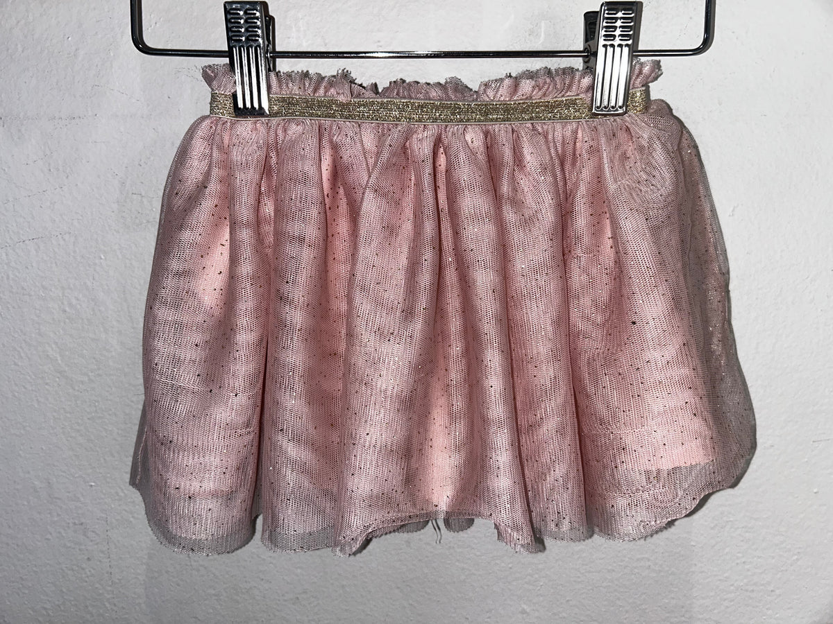Pink sparkly tulle skirt 18m