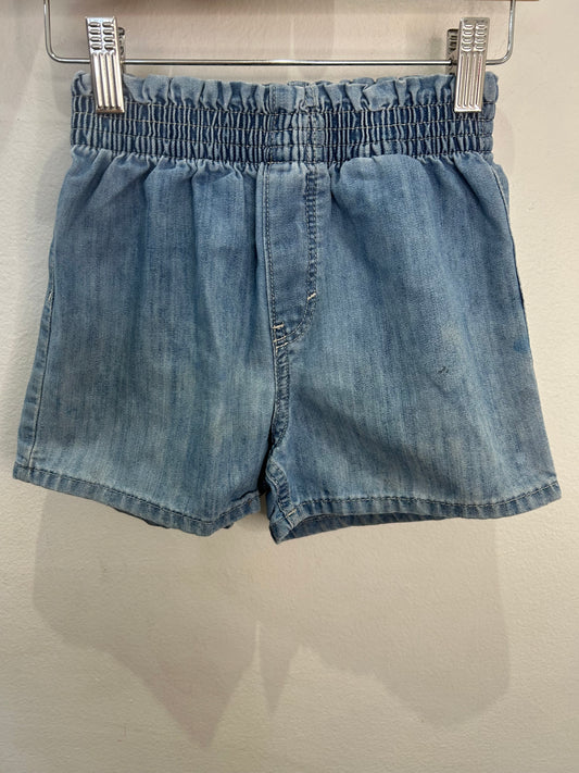 Chambray shorts 6-7y