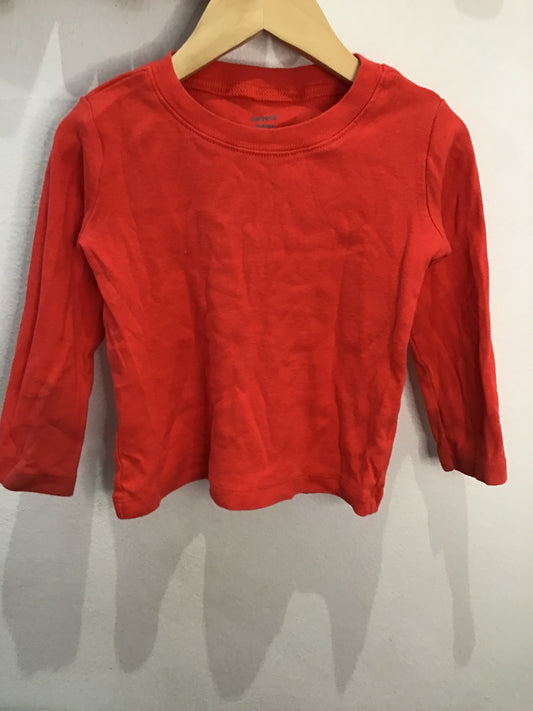 Red longsleeve 24m