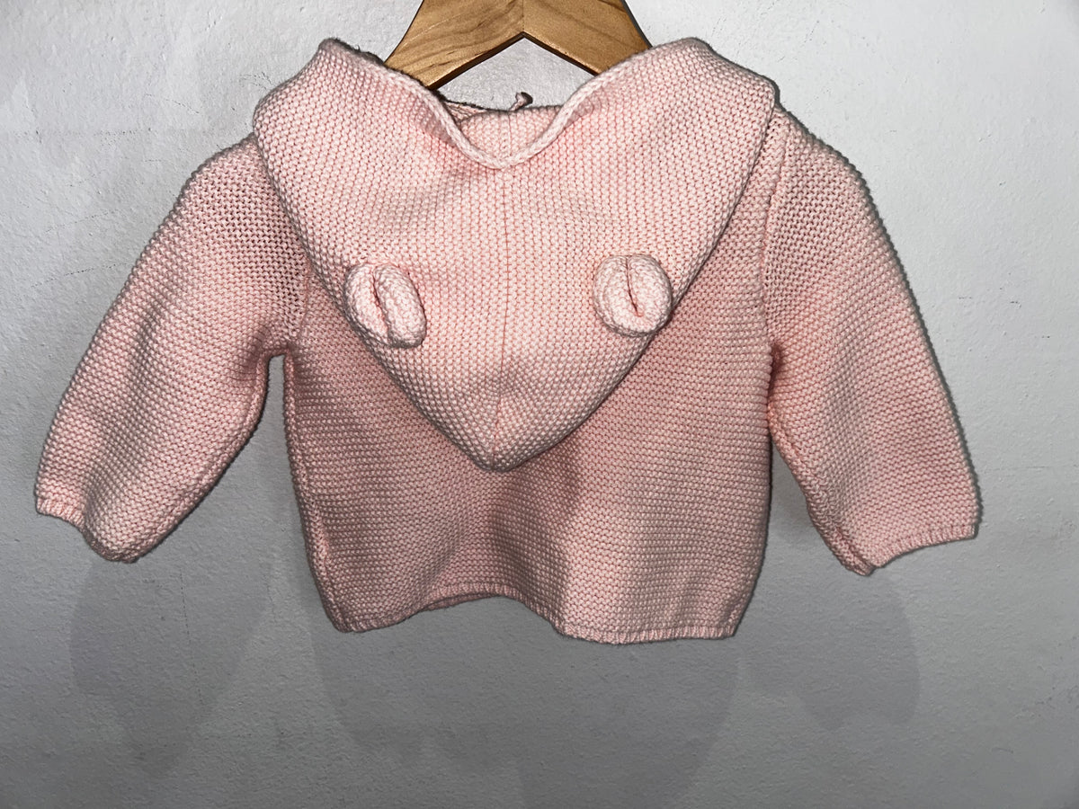 Light pink brannan sweater 3-6m
