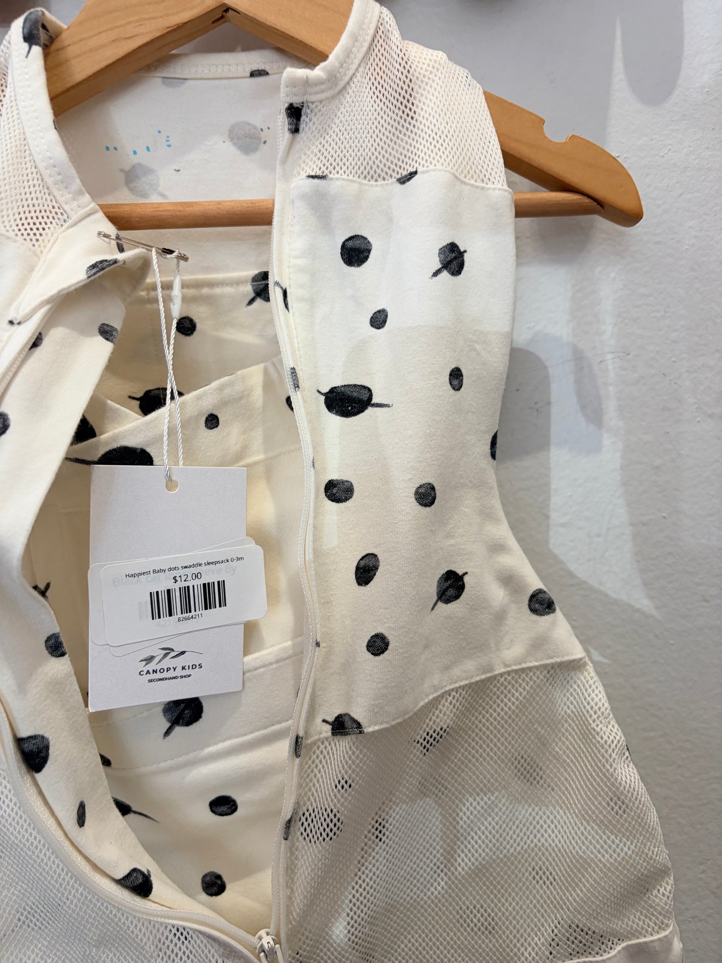 Happiest Baby dots swaddle sleepsack 0-3m