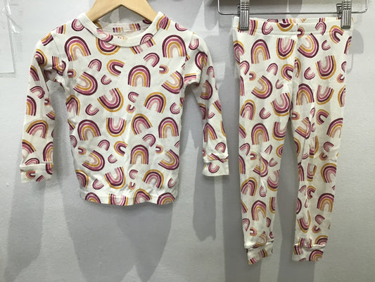 Rainbow pyjamas 2y